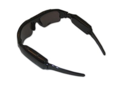 Spycam Video Camcorder Climbers Sunglasses w/ Rechargeable Battery