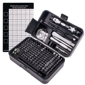 Mobile Phone Telecommunication Repair Screwdriver Hardware Tool Set (Option: Black grey)