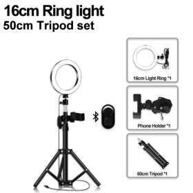 Compatible with Apple, Floor-Standing Portable Tripod Fill Light (Option: D)