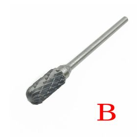 Factory Wholesale Cemented Carbide Rotary File Tungsten Steel Grinding Head Alloy Metal Wood Mold Engraving (Option: B-6x3mm)