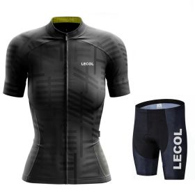 Summer Short-Sleeved Suspenders Cycling Jersey Suit Mountain Biking Road Team (Option: 3 Style-XXS)