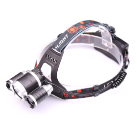 Head Torch with 3 or 5 Leds (Option: 3 heads-US)