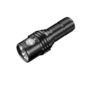 Outdoor strong LED flashlight (Color: Black)