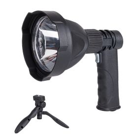 L2 strong light long-range bracket type flashlight (Color: Black)