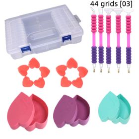 44 Grid Bead Box Spot Drill Package Tool Set (Option: Storage Box 44Grid 03Set)