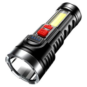 Multifunctional Flashlight Strong Light Long-range Shooter Horizontal (Option: LamxUSB cable x colorbox)