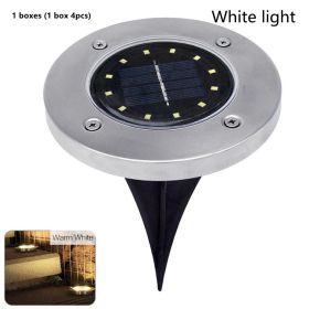 12Led Solar Underground Light Solar Lawn Light (Option: C)