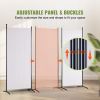 VEVOR Room Divider, Room Dividers and Folding Privacy Screens, Fabric Partition Room Dividers for Office, Bedroom, Dining Room, Study, Freestanding