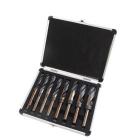 Extended Twist Drill Small Shank Twist Drill Template Drill Set Of 8 (Option: 8piece set of aluminum box)