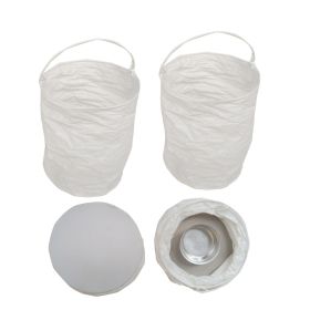 Paper Lanterns Decorative White Downlight Desktop Lanterns (Option: White-13x20cm)